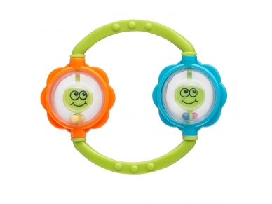 Double circle rattle