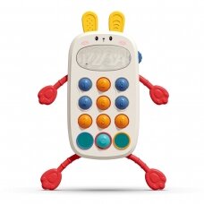 Babyono sensorinis žaislas telefonas 1580