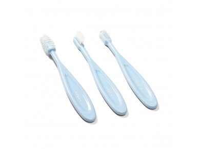 Babyono toothbrushes 3 pcs blue 550/01