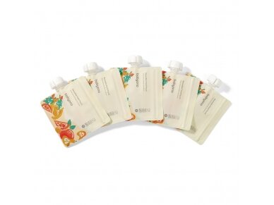 Babyono rusable food pouch 150ml 5pcs 1467 2