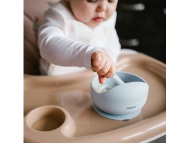 Babyono silicone suction bowl blue 1481/01 5