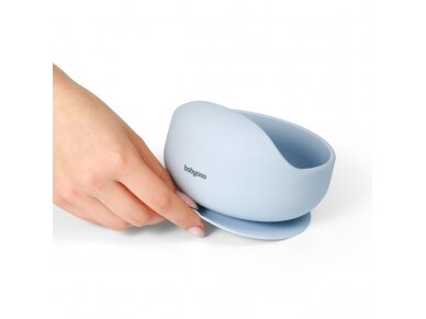 Babyono silicone suction bowl blue 1481/01 4