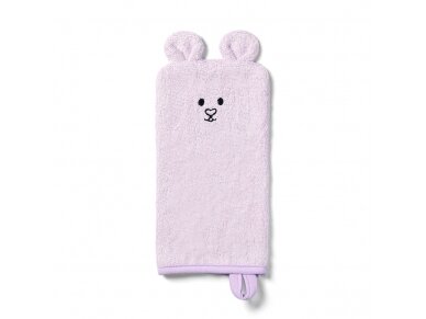 Babyono bamboo baby wash mitt pink 787/01