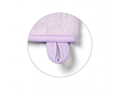 Babyono bamboo baby wash mitt pink 787/01 1