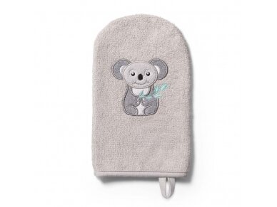 Bamboo bath washer for children and infants grey 347/09