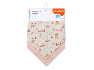 BabyOno bandana bib FARMER, 879/09