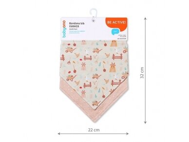 BabyOno bandana bib FARMER, 879/09 2