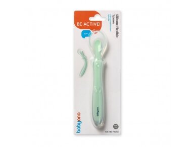 Babyono silicone flexible spoon mint 785/02 4