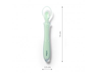 Babyono silicone flexible spoon mint 785/02 3