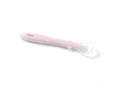 Babyono silicone flexible spoon pink 785/03 1