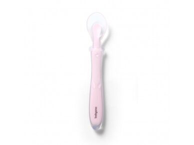 Babyono silicone flexible spoon pink 785/03