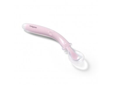 Babyono silicone flexible spoon pink 785/03 2