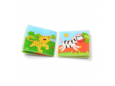 WILD ANIMALS squeaky bath book! 4