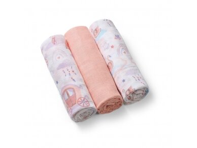 BabyOno muslin diapers pink 348/11