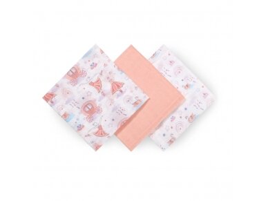 BabyOno muslin diapers pink 348/11 1