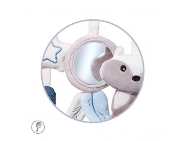 Babyono educational baby toy for pram RACCOON 5