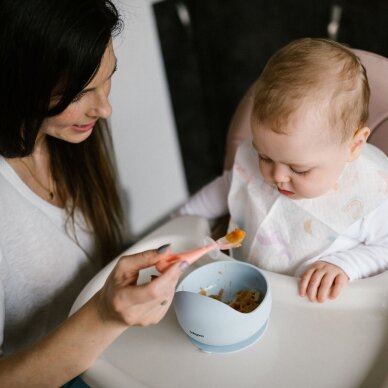 Babyono lėkštutė silikoninė neslystanti mėlyna 1481/01 8