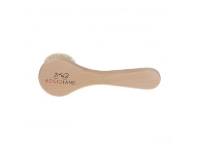 Wooden hairbrush with large bristles, BOC0536